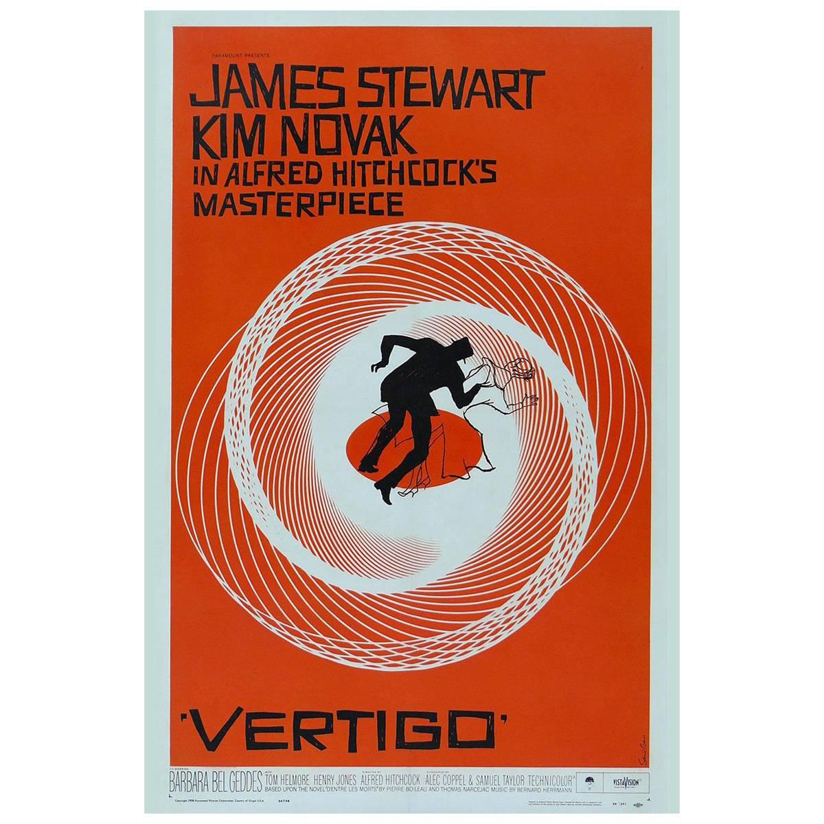 "Vertigo" Film Poster, 1996