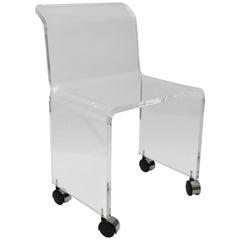  Lucite Vanity Chair