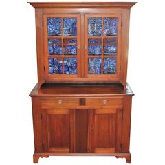 Early 19th Century Two Pcs. Walnut Step Back Cupboard from Pennsylvania 10