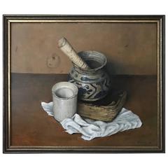 Willem Dolphyn "Oil on Panel"  1985, Signed