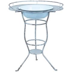 Early 20th Century Industrial Steel Wash Stand