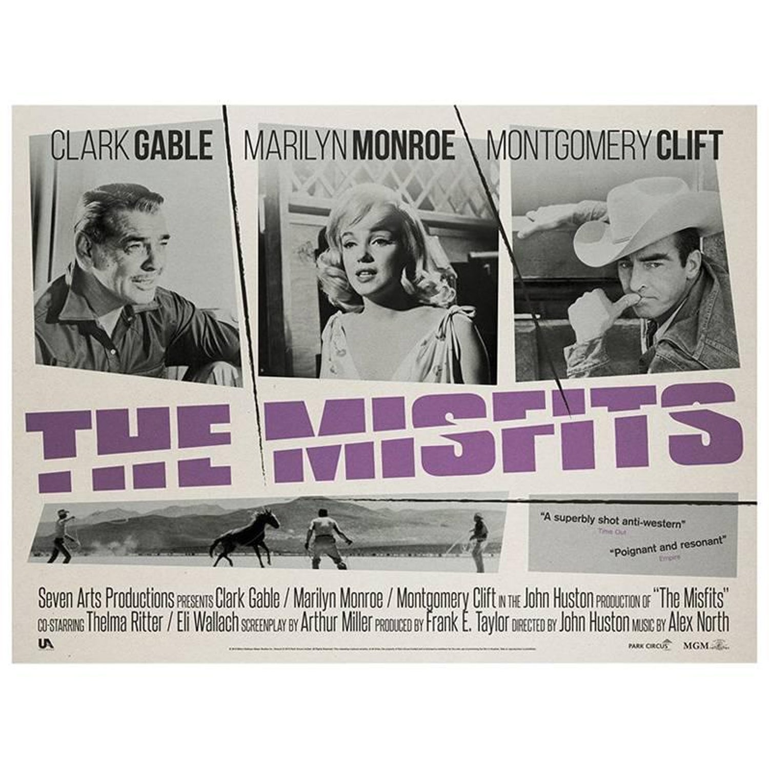 The Misfits 1961 Poster