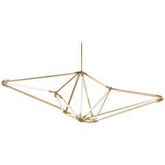 Bec Brittain Shy 01 Brass LED Chandelier