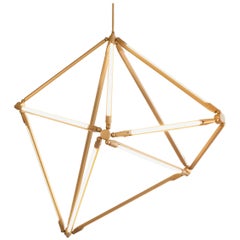 Bec Brittain Shy 02 Brass LED Chandelier