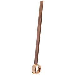 Vari Series, Bronze and Walnut Balance Floor Lamp