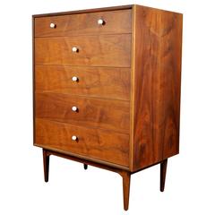 Kipp Stewart and Stewart MacDougall Drexel Declaration Walnut Highboy Dresser