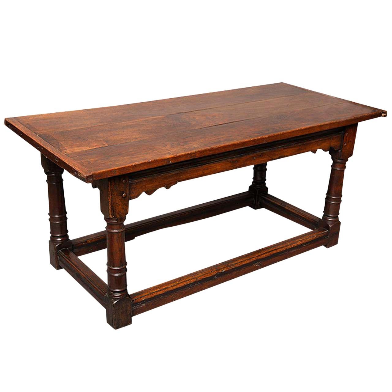 17th Century English Oak Refectory Table