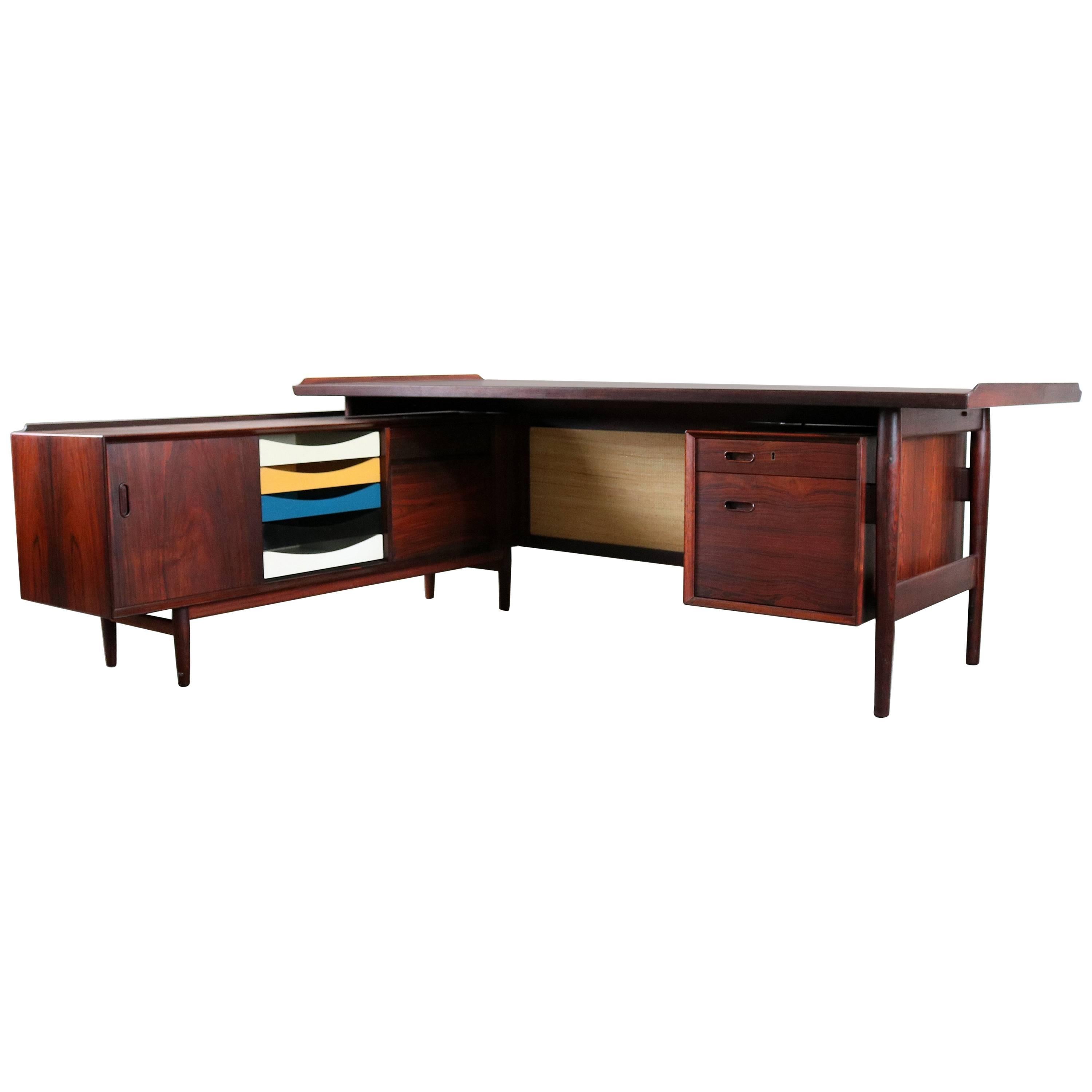 Exclusive Desk by Arne Vodder Seagrass Edition