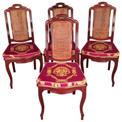 Antique 19th Century Biedermeier Chairs Solid Mahogany