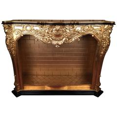 20th Century Louis XV Decorative Fireplace