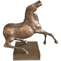 Bronze Horse by Miguel Berrocal and Cassinari