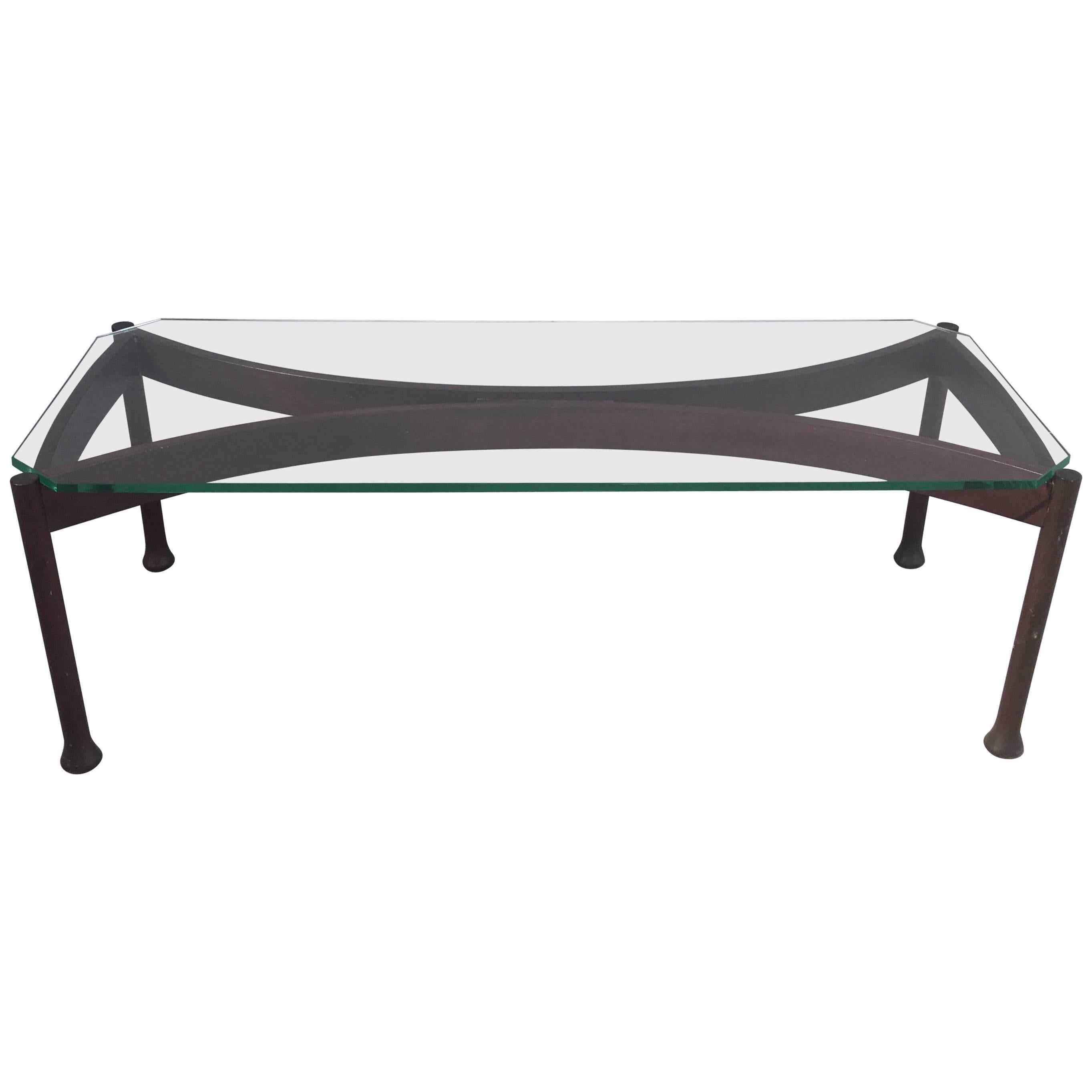 Stunning Coffee Table Attributed to Fontana Arte For Sale
