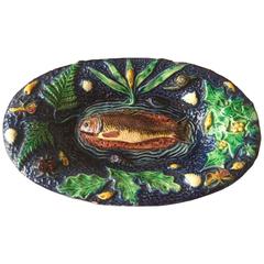 Thomas Victor Sergent-French Palissy Ware with Fish