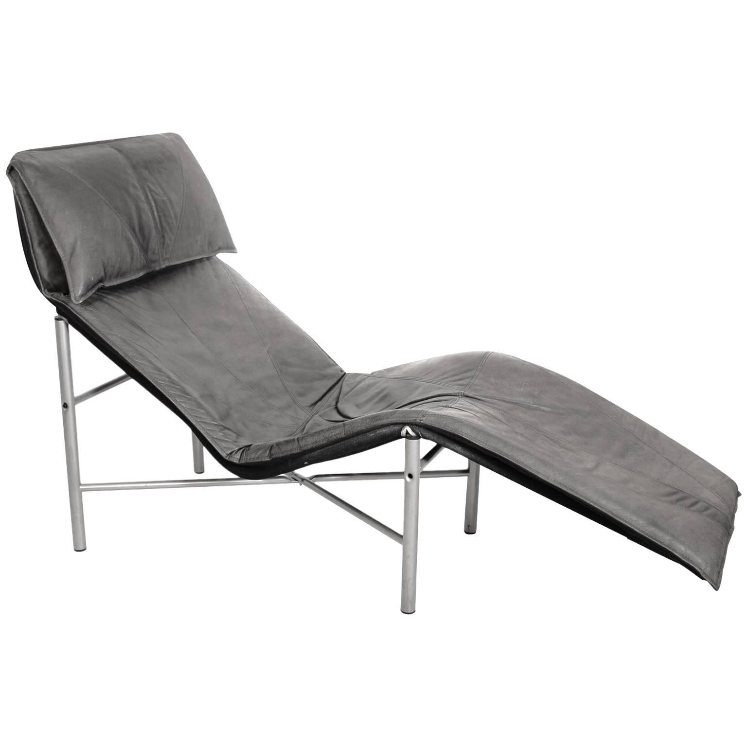 Grey Chaise Longue by Tord Bjorklund, 1970, Sweden