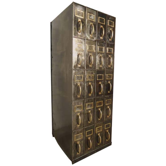Massive Industrial Factory Card Catalog at 1stDibs card catalog for