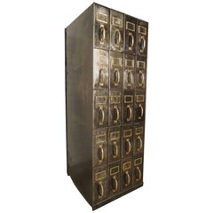 Used Massive Industrial Factory Card Catalog