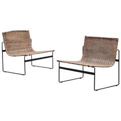 Retro Gregorio Vicente Cortes Pair of Lounge Chairs Metz & Co 1961