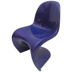 Verner Panton S Chair for Herman Miller 1976 Rare Purple