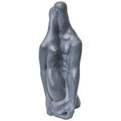 Signed Carbonell Hydro-Cal Mixed-Media Sculpture