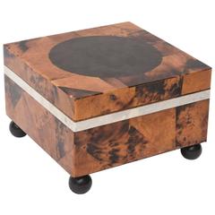 Maitland-Smith Tessilated Tortoise Square Shell Hinged Box/ SATURDAY SALE 5