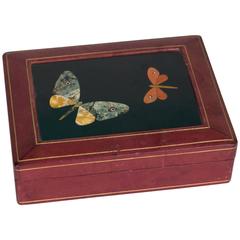 Pietra Dura Wooden Hinged Box, Italian, 1930s 12