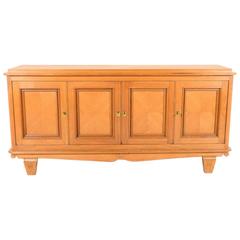 French Art Deco Solid Oak Sideboard by Marcel Schwirtz, Paris, circa 1930