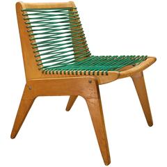 Robert Kayton for Display Associates NYC Kingston Flag Cord Easy Chair 10