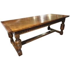 Antique Oak Dining Table, circa 1920