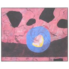Abstract Modernist Painting by French Artist Jeanick Bouys 5
