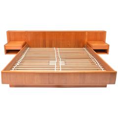 Nordisk Andels-Eksport Danish Modern Teak California King Platform Bed