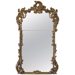 20th Century Giltwood French Mirror