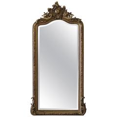 Early 20th Century Carved French Louis XV Style Giltwood Mirror 7