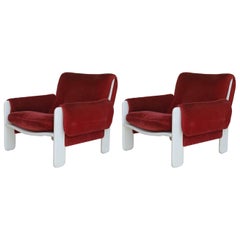 Sporting Lounge Chairs by Ammanati and Vitelli for Rossi di Albizzate