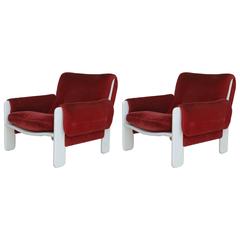 Sporting Lounge Chairs by Ammanati and Vitelli for Rossi di Albizzate