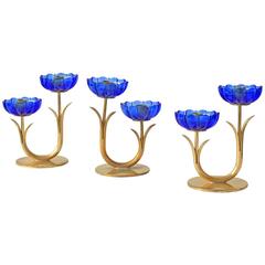 Delicate Gunnar Ander Flower Candleholders