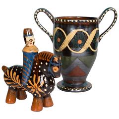 Two Primavera Ceramic Sculptures, French, circa 1930 2