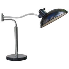 Très rare lampe de table Christian Dell modèle 6651 pour Kaiser
