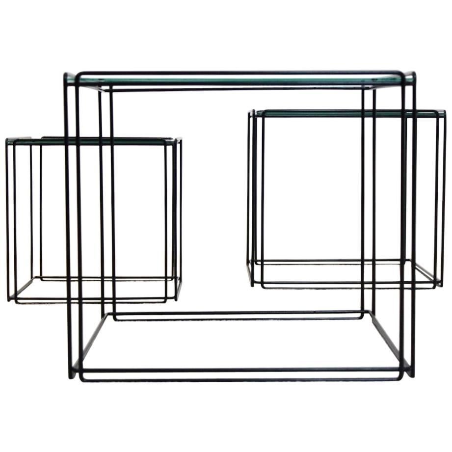 Graphical Isocele Nesting Tables by Max Sauze for Arrow, 1970s