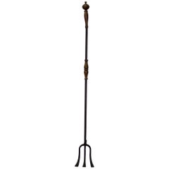 Large Wrought and Forged Fireplace Trident