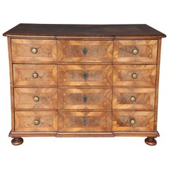 18th Century Walnut Chest or Commode