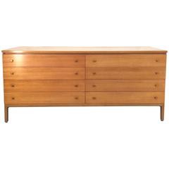 Chest of Drawers with Brass Pulls by Paul McCobb for Calvin