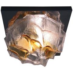 Murano Flush Mount Wall or Ceiling Light, Italy, circa 1970 3