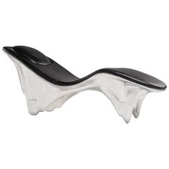 MAD Martian Chaise Lounge by Ma Yansong MAD Architects Aluminum and Leather