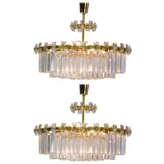 Pair of Two J. & L. Lobmeyr Chandeliers by Oswald Haerdtl 12