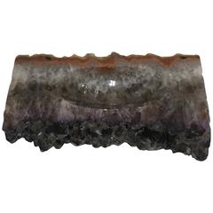 Beautiful Vintage Amethyst Crystal Vessel or Jewelry Dish 4