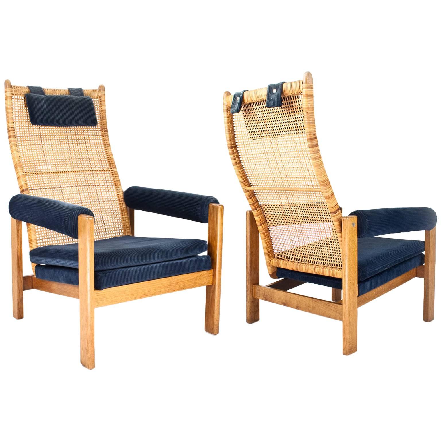 Set of Lounge Chairs by P.J. Muntendam Dutch Mid-Century Modern, 1956