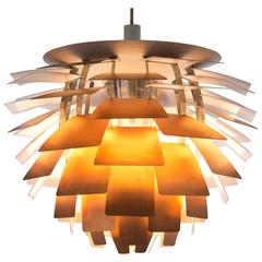 Early Poul Henningsen Artichoke with Copper Shades