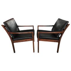 Pair of Fredrik Kayser Rosewood Chairs 7