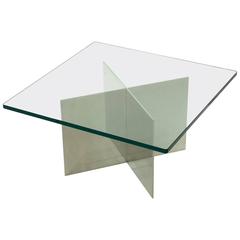 Paul Mayen Polished Aluminum Cocktail Table for Habitat 11
