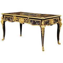 Napoleon III Pietre Dure Bureau Plat by Gros